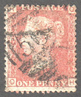 Great Britain Scott 33 Used Plate 200 - OH - Click Image to Close